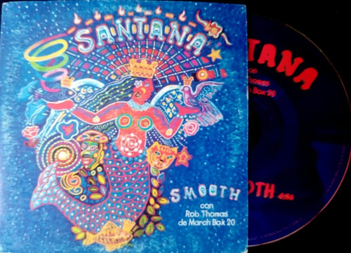 Santana Feat. Rob Thomas - Smooth Cd, Single, Cardboard (Usado)