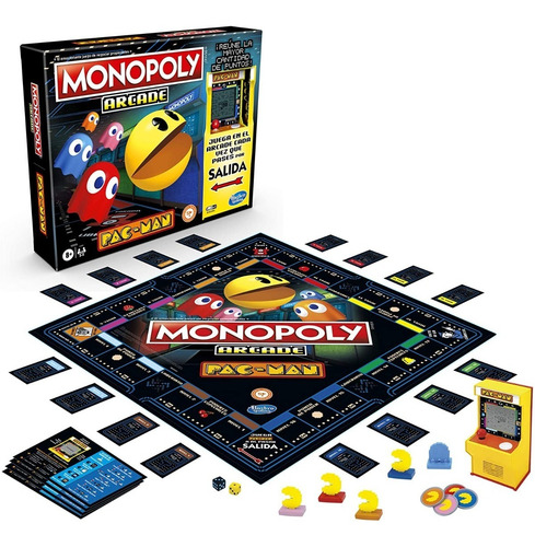 Monopoly Árcade Pac-man Hasbro Gaming En Español