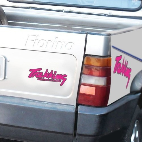 Imagem 3 de 5 de Kit Faixas Fiorino Trekking Pick-up 1996 Lx Adesivo Completo