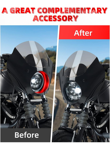 Bloque De Extensión De Faros Delanteros De Motocicleta Compa