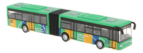 Autobús De Tranvía De Aleación Fundida A Presión, Color Verd