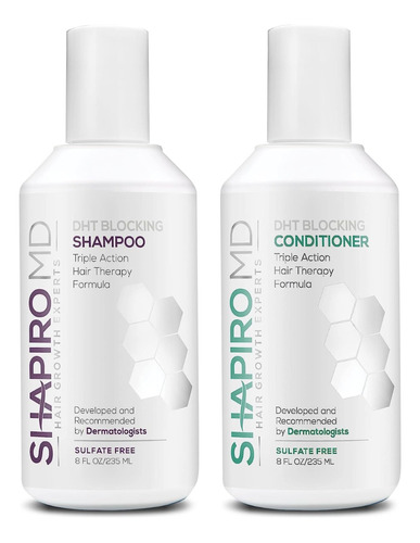 Shapiro Md Shampo Y Acondicionador Controla Caída De Cabello