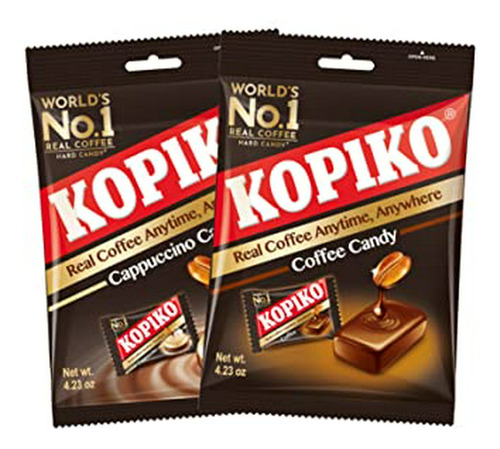 Pack De Variedad De Caramelos Kopiko Coffee & Cappuccino - C