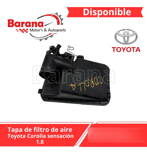 Tapa De Filtro De Aire Toyota Corolla Sensacion 1.8