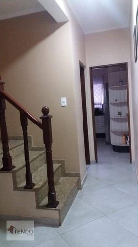 Sobrado 224 M² - Venda - 3 Dormitórios - 1 Suíte - Jardim Las Vegas - Santo André/sp - So0547