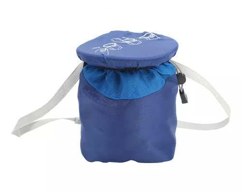 Bolsa de polvo de magnesio con bolsillos para escalada en roca, bolsa de  tiza impermeable para polvo, bolsa de polvo de proteína, 10 libras