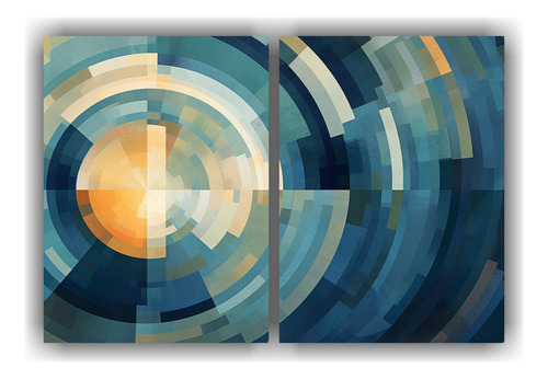 80x60cm Lienzos Valhalla Fibonacci Geométricos Flores