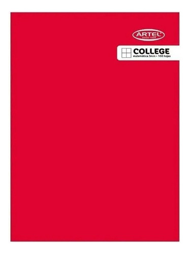 Cuaderno College Cuadro 7mm 100 Hojas 4 Unidades