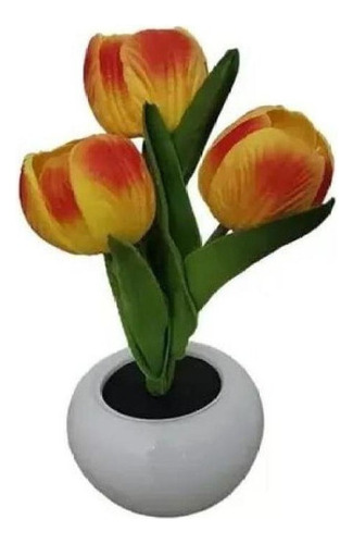 Tulip Flower Light Lámpara De Maceta De Tulipán Simulació