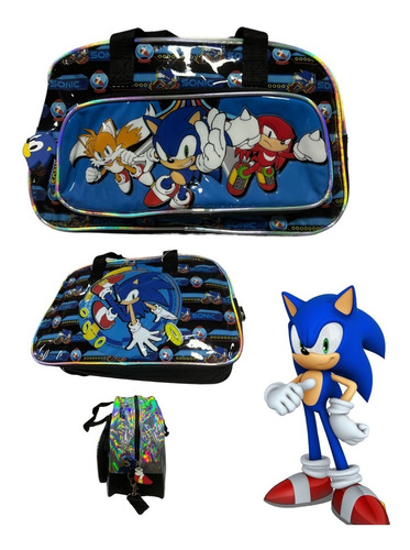 Bolso Sonic Lobo Jet + Depotivo Diseño Unico Ideal Club Y +