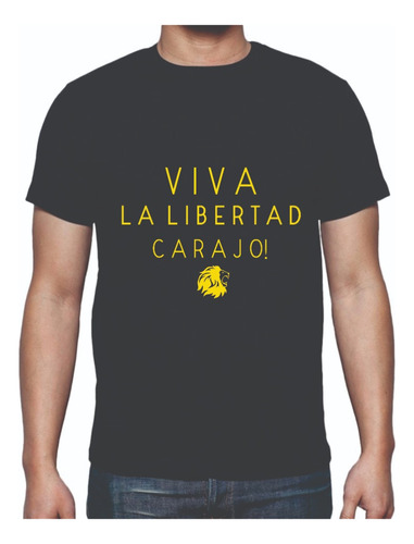Remera Javier Milei 2023 Viva La Libertad