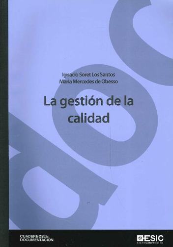 Libro La Gestión De La Calidad De Ignacio Soret Los Santos,