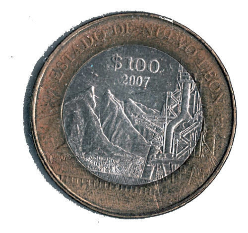 Moneda  Plata 100 Pesos  Nuevo  Leon  Envió  Gratis