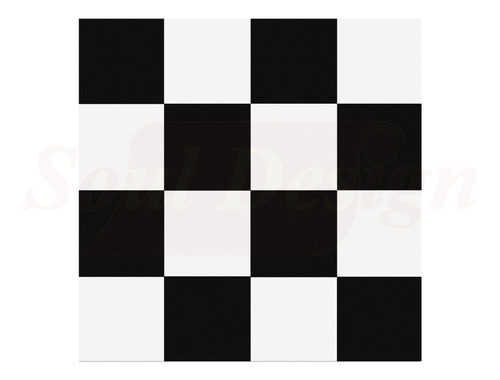 Imagen 4 de 10 de Carpeta Vinilica Piso Pvc Damero 150 X 200 Cm Soul