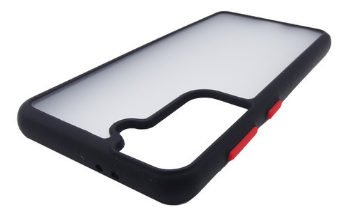 Carcasa Soft Bumper Compatible Con Samsung S21 Nombre Del Diseño Liso Color Negro