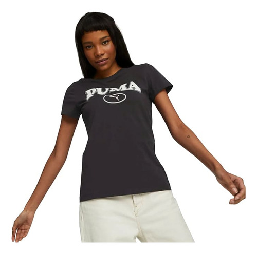 Remera Puma Squad Graphic De Mujer - 676611 01