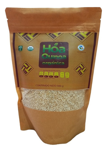 Quinoa Organica Premium Blanca Certificada 500g