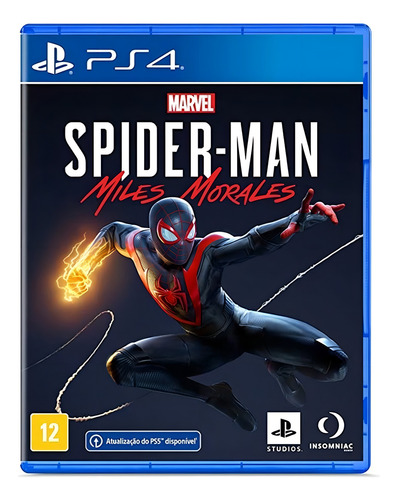 Jogo Marvel Spider-man Miles Morales Ps4 Físico Lacrado