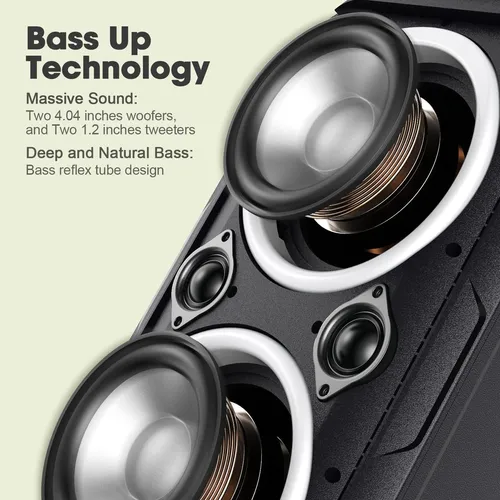 Alto-falante Bluetooth W-king T9-2, 80 W Rms, Usb/tf/aux Alto-falante Bluetooth W-king T9-2, 80 W Rms, Usb/tf/aux