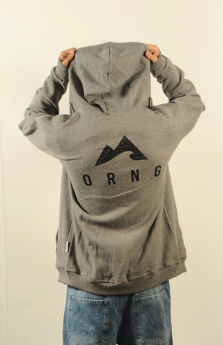 Campera Canguro Orgn Zip Hood Hombre Shop Senise Surf