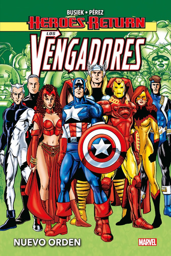 Libro Hrt10 Vengadores 3 Nuevo Orden - George Perez