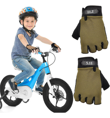 Niños Guante De Ciclismo De Medio Dedo Guantes Deportivos