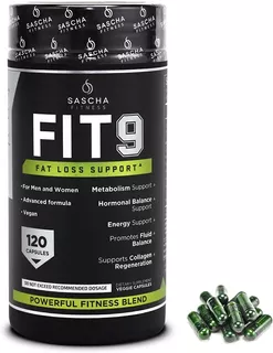 Sascha Fitness Fit9 Fit 9 Pastillas Quema Grasa Stock Tienda