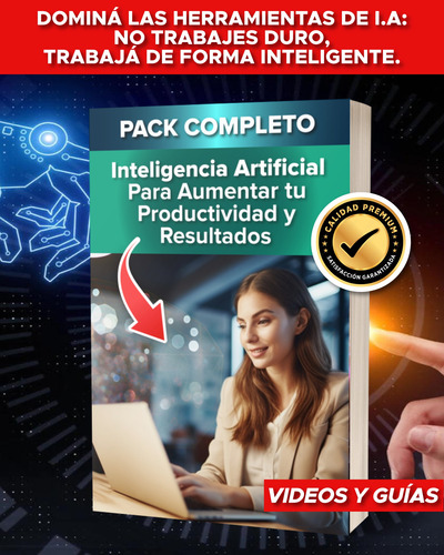 Pack Cursos Inteligencia Artificial Ia Chatgpt Productividad