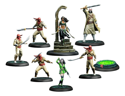 Juego De Miniaturas Batman Liga De Asesinos 35mm Sin Pintar