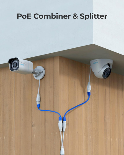 Reolink Rla-poecs1 Combinador Y Divisor Poe Impermeable