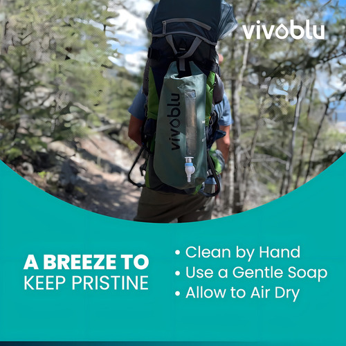 Vivoblu Freedom Bundle: Vivoblu Core Family Filter And Water Bladder With Filter Combo- Filtro De Agua Por Gravedad Para Purificación De Emergencia: Mejora Tus Artículos De Preparación Para