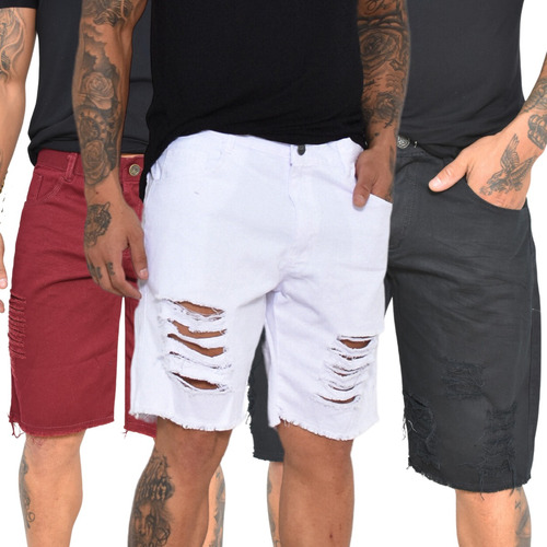 Shorts Masculino Kit Com 3 Pronta Entrega Flex Novo Escolha