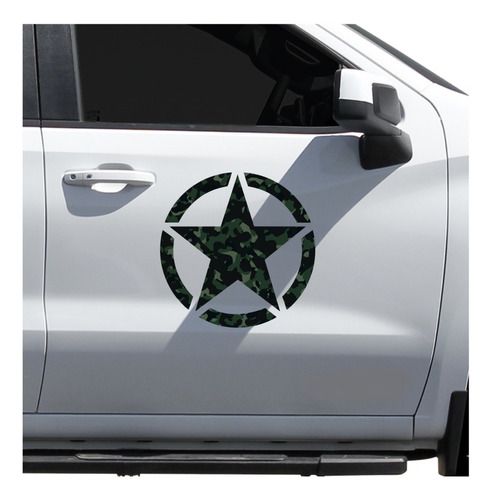 Sticker Estrellas Tipo Militar Calcas Impresas Army Star A26