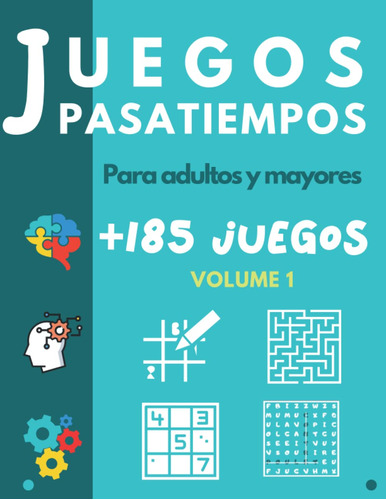 Juegos Y Pasatiempos Para Adultos Y Mayores, Edición Español