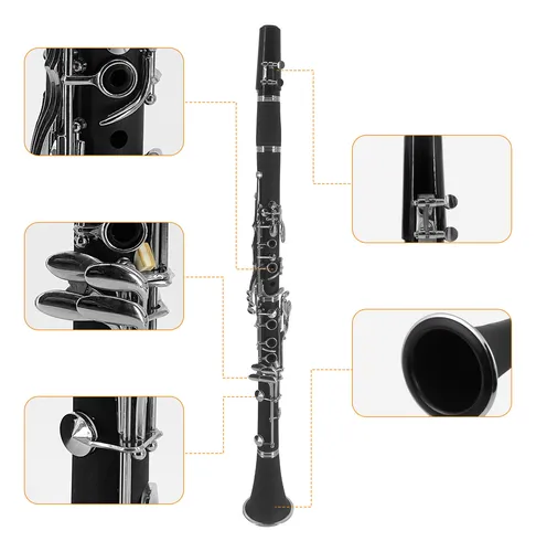 Clarinete Profesional De Viento De Madera Para Estudiantes D