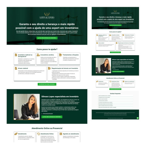Pack 02 Landing Pages Para Advogado Pro De Alta Conversão