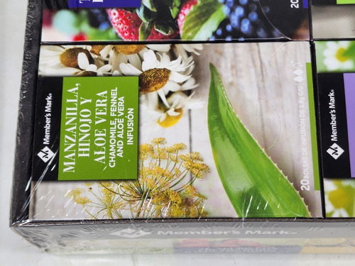 Té Infusión Member's Mark Diferentes Sabores 120 Piezas