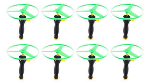 Aerial Disc Toy, Platillo Volador Para Niños, Sin Luz, 8 Uni