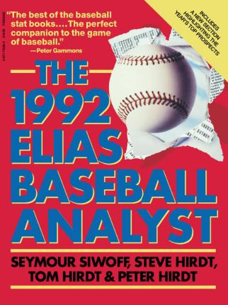 Libro Elias Baseball Analyst 1992 - Seymour Siwoff