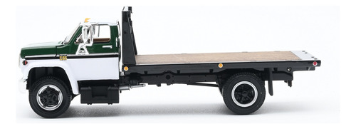Camión Escala 1/64 Chevy C65 Cama Plana De Un Eje 60-1022 Verde Oscuro
