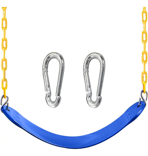 Columpio Importado Cadenas Acero Inox. Revestidas Caucho