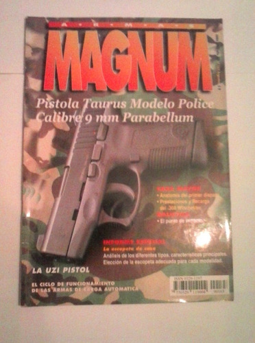 Revista Magnum 163 Pistola Taurus Police 9mm Uzi Pistol