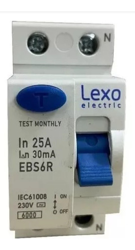  Lexo EBS6R Interruptor Diferencial 2x25 A 30 Ma