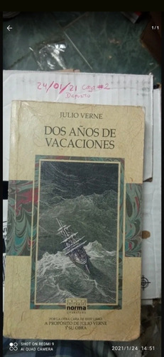 Libro Dos Años De Vacaciones. Julio Verne