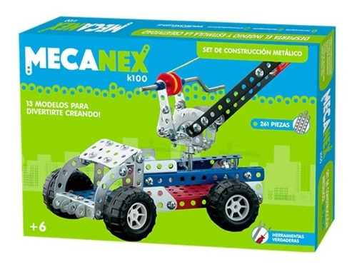 Mecanex K100 Juego Herramientas Piezas Metalicas Armar 