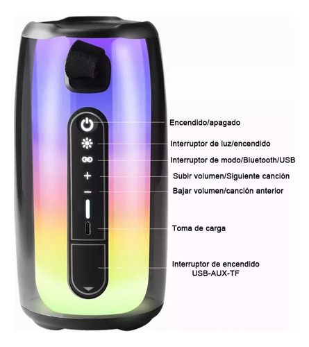 Audio Portátil Bluetooth Con Hasta 6 Horas De Duración B
