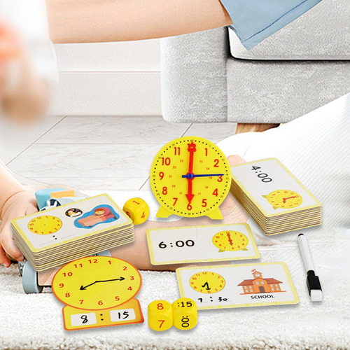 Reloj Didáctico Para Decir La Hora, Reloj Con Engranajes,