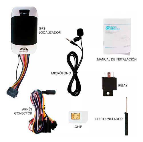 Gps Localizador Satelital Auto Moto Tk303f Plataform + Chip