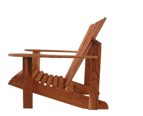 Imagen 4 de 8 de Sillón Adirondack Reposera Banco De Madera Para Jardín