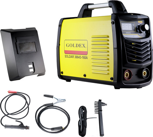 Soldadora Inverter Mma 160 Amp Electrodo Hasta 3.2mm Goldex